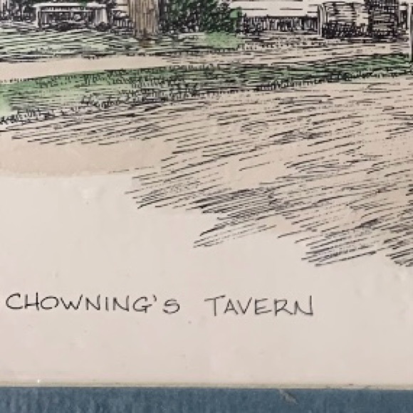 Chowning's Tavern, Williamsburg, Virginia Watercolor Print by Clark M. Goff ‘74. - Picture 4 of 8